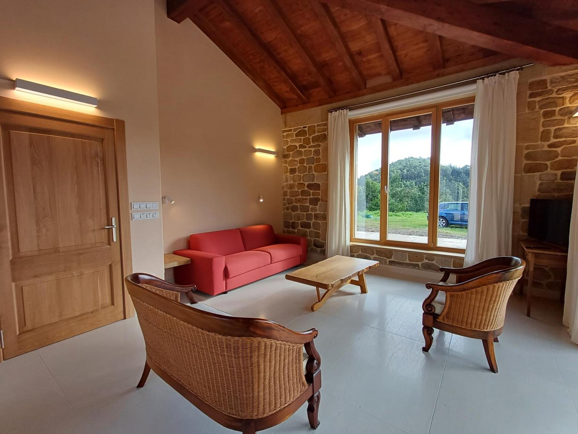 Amplio Apartamento Con Jardin En Villa Haritza Con Vistas Al Mar Ea Exteriér fotografie